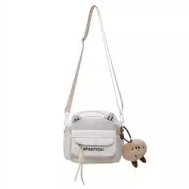 垣途者 日系可爱猫咪时尚潮流百搭 尼龙 单肩斜挎包 常规 女款 多色