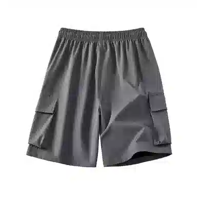 红蜻蜓 美式复古高街设计感经典高级宽松舒适百搭日常通勤潮流时尚简约直筒五分休闲短裤 男女同款