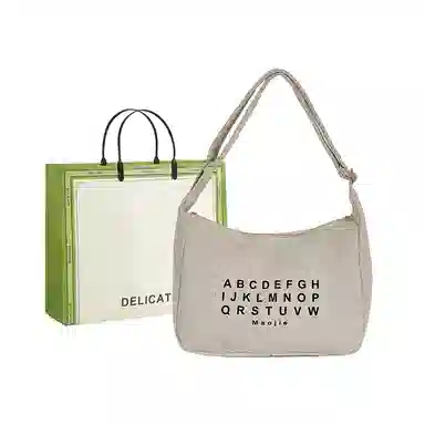 芭菲尼 休闲简约日常通勤时尚百搭 尼龙 单肩斜挎包 女款 白色黑色黄色蓝色