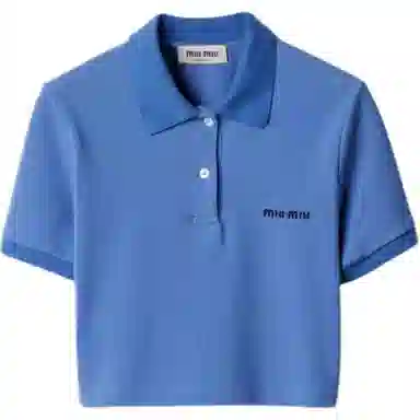 Miu Miu Polo Shirt Light Blue