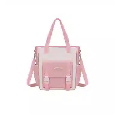 芭菲尼 多功能拼色简约休闲 牛津布 手提单肩斜挎包 儿童款 多色