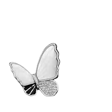 山一丸 蝴蝶个性气质外套大衣领口装饰 铜 胸针 女款