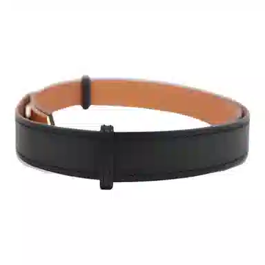 Hermes Kelly Epsom Belt Black 1.8cm