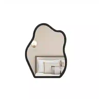 闪闪优品 中古化妆镜梳妆台镜子客厅玄关复古装饰镜可壁挂桌面梳妆镜穿衣镜