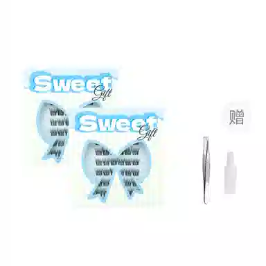 酷乐丝 胶水款 鸟啾啾 假睫毛  单簇纤长 动物系列 鸟系大眼睫 仿真舒适 懒人化妆 新手睫毛