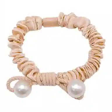 简应舒 高弹力扎头发百搭 布艺 发圈 男女同款情侣款