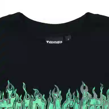 Thrasher Ghost Flame Tee