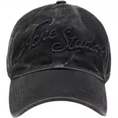 Acne Studios Organic Cotton Cap Black
