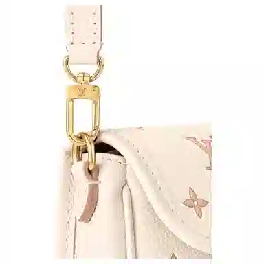 Louis Vuitton Monogram Embossed Leather Shoulder Bag Pink