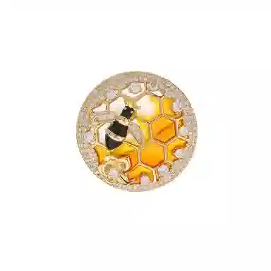 山一丸 轻奢气质复古创意个性 铜 胸针 女款