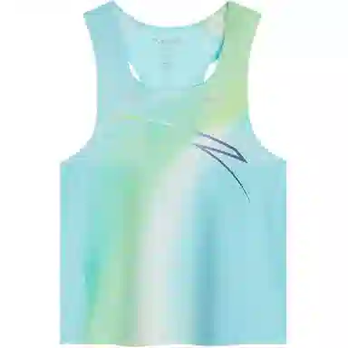 青少年 安踏儿童 透气舒适速干简约大方跑步背心 升华蓝