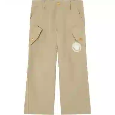 范思哲长裤 工装裤松紧腰边 米色 儿童款