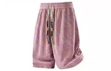 王者荣耀 美式冰丝扎染速干五分裤大理石纹理宽松时尚百搭高街户外篮球训练过膝休闲短裤 男女同款