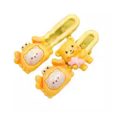 简应舒 卡通趣味 树脂 发夹 男女同款情侣款