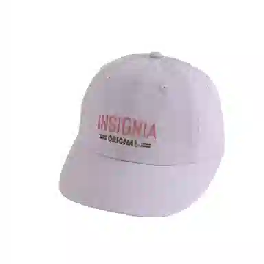 艾佳微 刺绣字母显脸小软顶韩版大头围运动遮阳显白 棉 鸭舌帽 男女同款情侣款