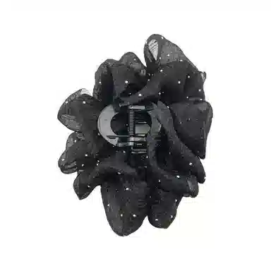 简应舒 泡泡纱后脑勺可爱简约 网纱 发夹 男女同款情侣款