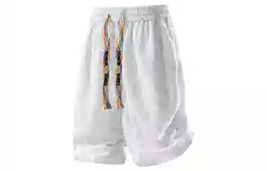 王者荣耀 美式冰丝扎染速干五分裤大理石纹理宽松时尚百搭高街户外篮球训练过膝休闲短裤 男女同款