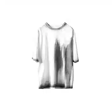 Huànxiàngzhě Original Design Cotton Printed Loose T-Shirt White