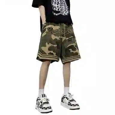 SUNSETMONENT Vintage Camo Logo Sweatpants
