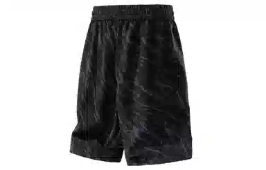 王者荣耀 美式冰丝扎染速干五分裤大理石纹理宽松时尚百搭高街户外篮球训练过膝休闲短裤 男女同款