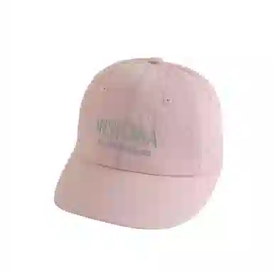 艾佳微 刺绣字母显脸小软顶韩版大头围运动遮阳显白 棉 鸭舌帽 男女同款情侣款