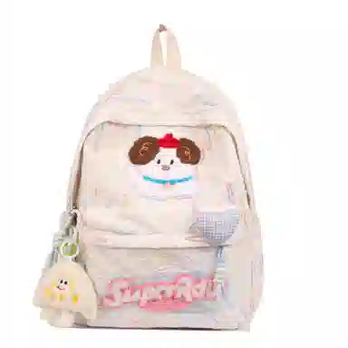 草丛喵喵喵 韩版可爱高颜值百搭 尼龙 书包背包双肩包 女款 多色