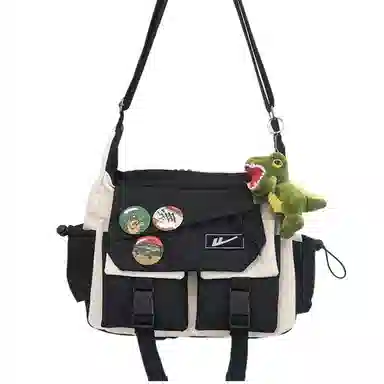 Warrior Messenger Bag Black