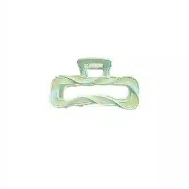 水中玉 多巴胺方形抓夹中号发卡后脑勺高级感发饰鲨鱼夹子头饰 亚克力 发夹 女款