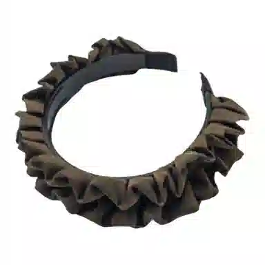 简应舒 褶皱高颅顶 仿绸缎 发箍 男女同款情侣款