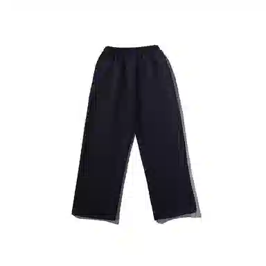 乱步 华夫格垂坠感直筒夏季宽松运动卫裤美式高街抽绳阔腿长裤休闲裤 男女同款