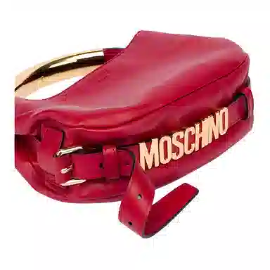 Moschino Snake Year Limited Shoulder Bag Red