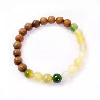 【12生肖顺利五行本命串】 周帝王 财运亨通黄水晶佛珠白水晶转运珠黑曜石百搭气质诸事顺利红玛瑙平安喜乐好运 绿檀 手串 男女同款情侣款