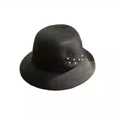 艾佳微 沙滩英伦复古法式高级感草帽 纸草 防晒帽 女款