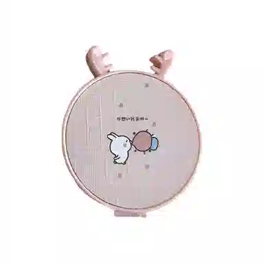 艾情草之恋 可爱小兔子梳妆双面化妆镜 便携