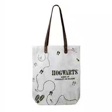 Harry Potter Canvas Tote Bag White