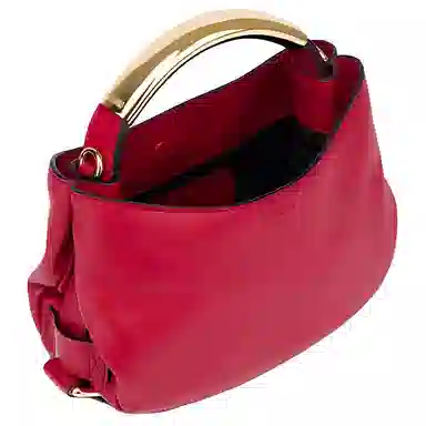 Moschino Snake Year Limited Shoulder Bag Red