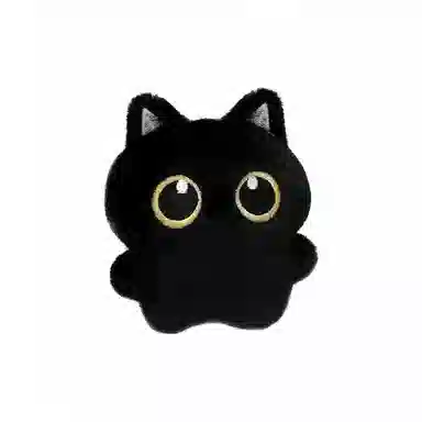 Candy Planet Cute Plush Black Cat Charm