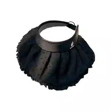 杨同学 荷叶边空顶 涤纶 防晒帽 女款