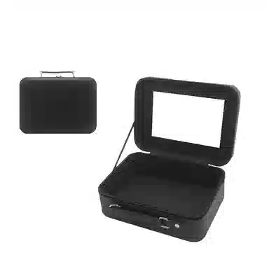 艾情草之恋 简约带镜子化妆包 便携大容量