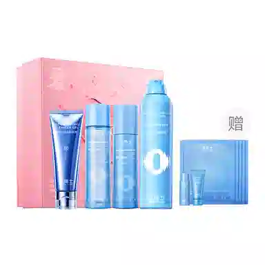 凌博士 舒颜水乳护肤套装 舒缓紧致保湿清爽 洁面面霜礼盒
