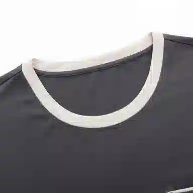 莫代尔 简约舒适休闲时尚圆领套头气质百搭柔软亲肤细腻宽松短袖短裤长裤三件套可外穿居家服睡衣套装 男款