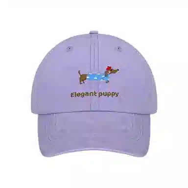 浪莎 春夏季韩版小腊肠狗刺绣户外出行防晒遮阳四季时尚百搭大头围显脸小 棉 鸭舌帽 男女同款情侣款