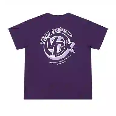 玉儿恋 字母圆领透气百搭休闲短袖健身衣 男款