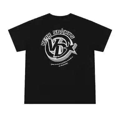 玉儿恋 字母圆领透气百搭休闲短袖健身衣 男款