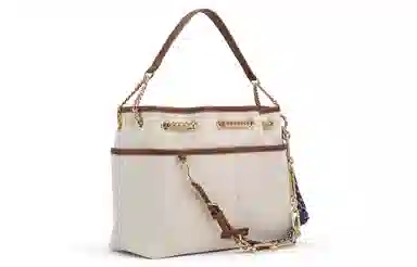 Charles & Keith Taupe Canvas