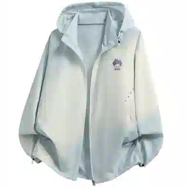 王者荣耀 曜款 山系户外凉感吸湿排汗薄款印花运动训练跑步皮肤衣亲肤舒适开衫休闲宽松纯色连帽防晒服 男女同款