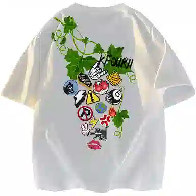 K411 Vintage Grape Badge Logo T-Shirt