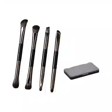 未来枫情  小麻雀双头带镜子眼影刷套装 便携