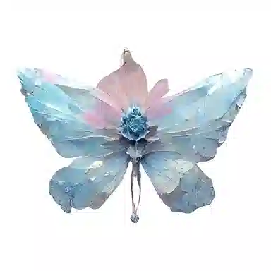 计轩  彩色蝴蝶防水彩色持久纹身贴