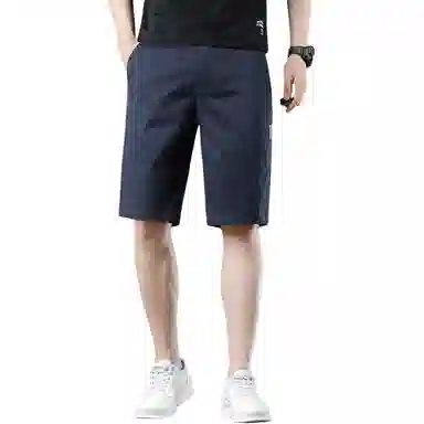 吉肯蒂 高端五分裤薄款修身直筒舒适百搭透气休闲短裤 男款